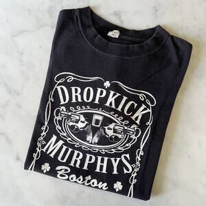 Vintage Dropkick Murphys Boston Vices & Virtues Jack Daniel's Style T Shirt